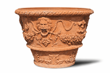 Verzierter Impruneta Topf - Vaso ornato 54